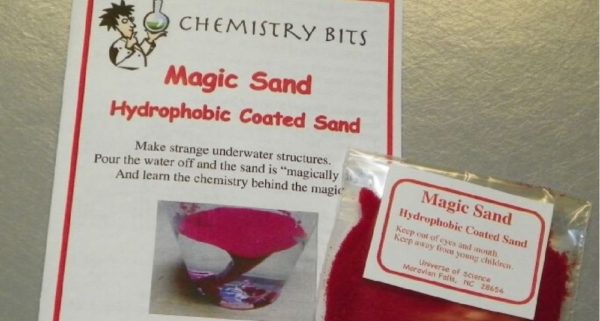 Magic Sand Hydrophobic Experiment Chemistry Bits Kit