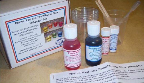 Phenol Red & Bromothymol Blue Indicator Set; Experiment Kit