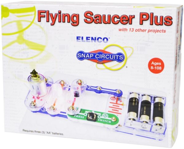 Snap Circuits Flying Saucer Kit w/14 Projects by Elenco