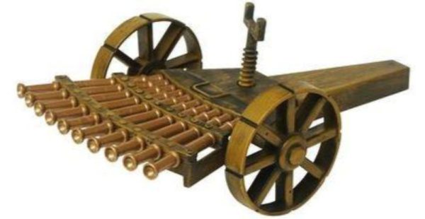 Multi-Barreled Cannon Leonardo da Vinci Assemble Set