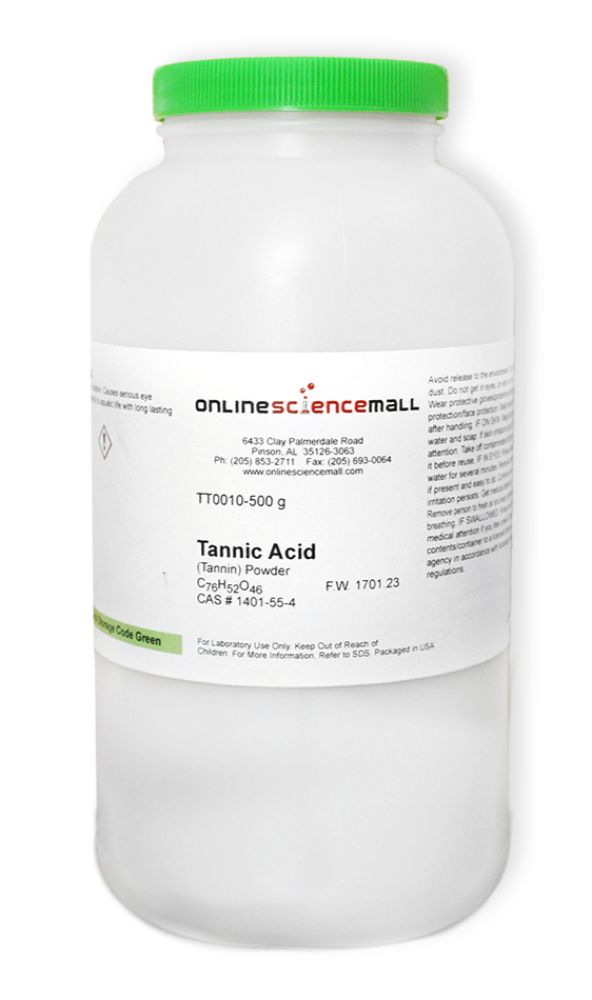 Tannic Acid Powder, 500g - Chemical Reagent