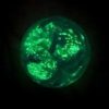 Aster - 16mm Handmade Art Glass Glow in the Dark Marble w Stand - Image 2