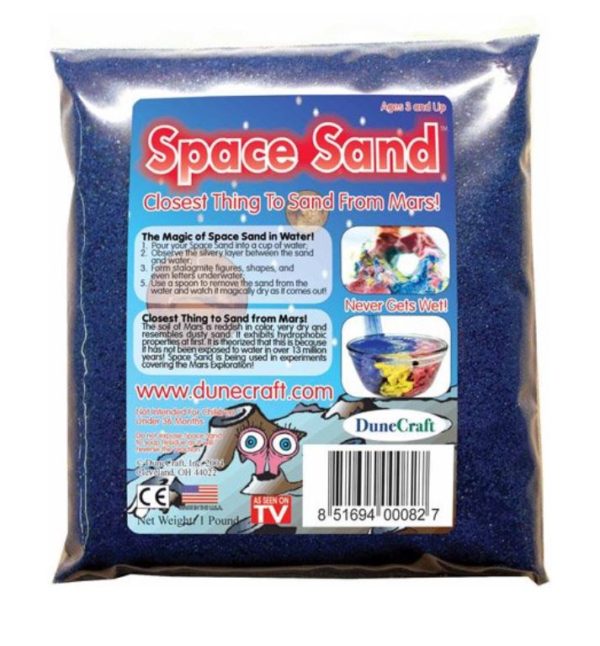 Dark Blue Space Sand: 5lbs of Bulk Hydrophobic Sand Kid's Crafts Educational