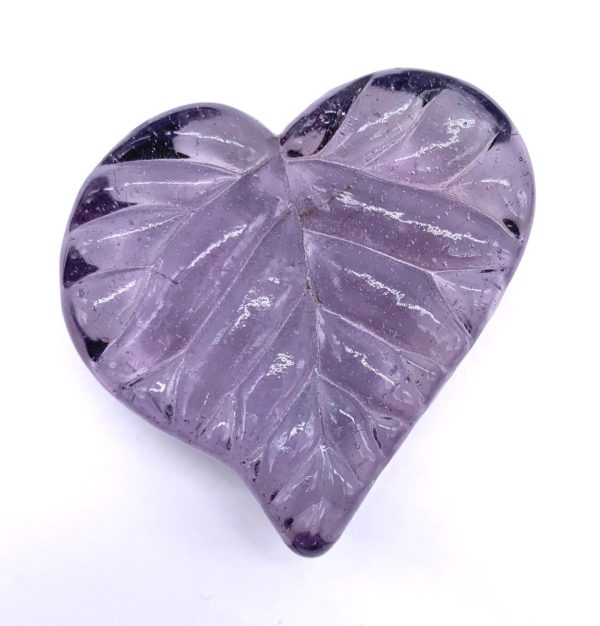 Single Crystal Lilac Leaf Style B by Vacor for Mega Marbles Transparent Glass Gems Decorative Shapes