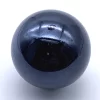 25mm "Steely Torpedo" Glass Mega Marbles Shooters Pack of 5 (1 inch) Dark Silvery Grey Reflective Iridescent Surface 1998 - 2010 Vacor - Image 4