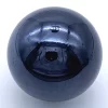 25mm "Steely Torpedo" Glass Mega Marbles Shooters Pack of 5 (1 inch) Dark Silvery Grey Reflective Iridescent Surface 1998 - 2010 Vacor - Image 5