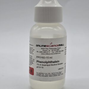 Phenolphthalein Solution 30ml - Chemical Reagent - Two pack of 15ml