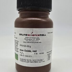 30g Iron Oxide, Red, Fe2O3, Set of 2 60g total