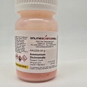 Ammonium Dichromate 60g (2 pack of 30g)
