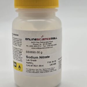 Sodium Nitrate 90g total (3 pack of 30g each) - Chemical Reagent